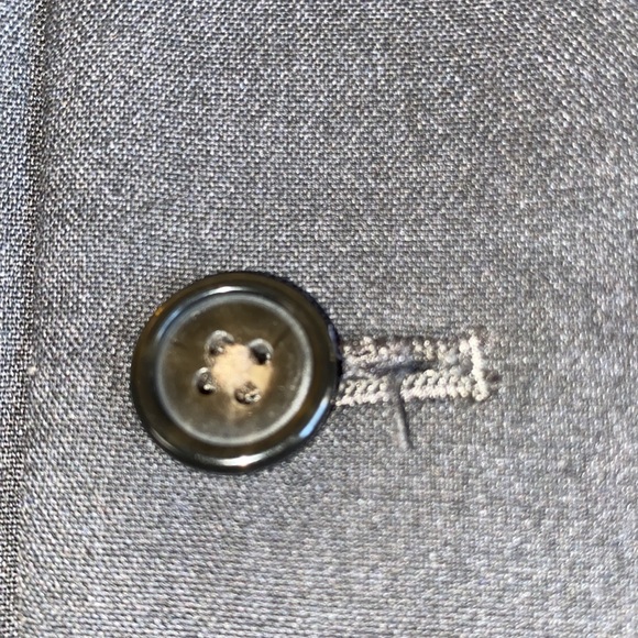 Dark Gray/Black, 5 Button, 2 Pocket Dress/Business Vest. Side vent w/49” Chest - Picture 10 of 10